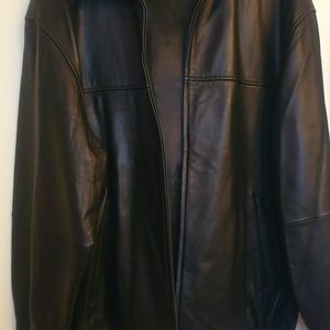 John Ashford  leather lined jacket